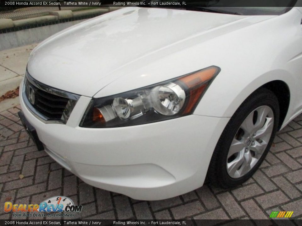 2008 Honda Accord EX Sedan Taffeta White / Ivory Photo #25
