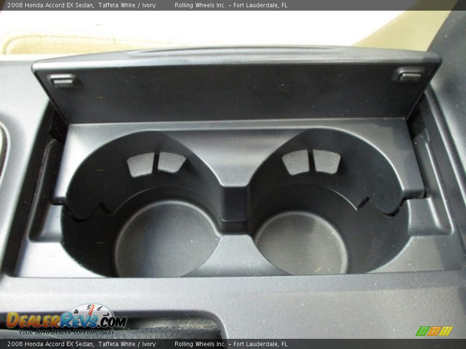 2008 Honda Accord EX Sedan Taffeta White / Ivory Photo #26
