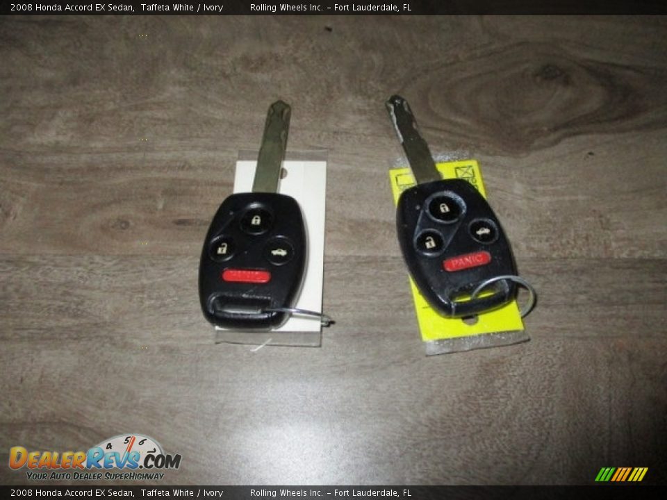 2008 Honda Accord EX Sedan Taffeta White / Ivory Photo #27