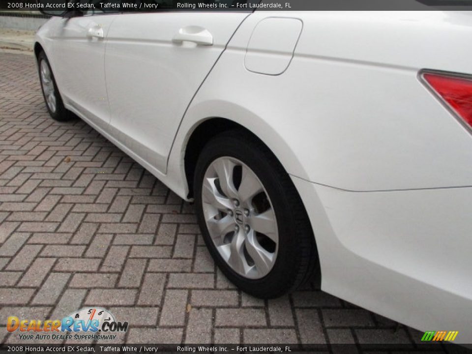 2008 Honda Accord EX Sedan Taffeta White / Ivory Photo #28