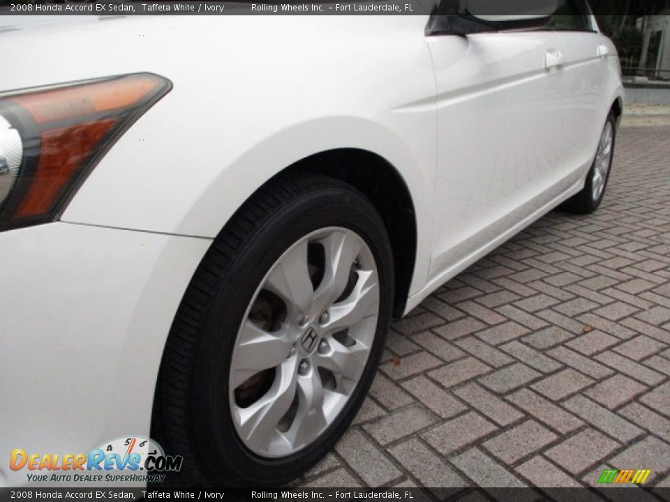 2008 Honda Accord EX Sedan Taffeta White / Ivory Photo #32