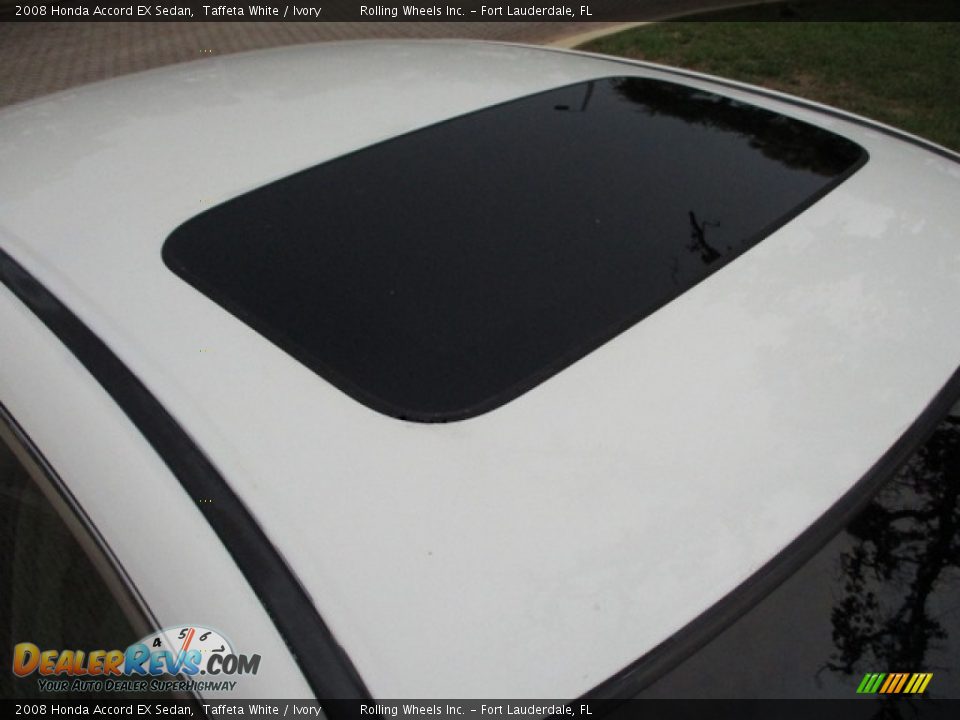 2008 Honda Accord EX Sedan Taffeta White / Ivory Photo #34