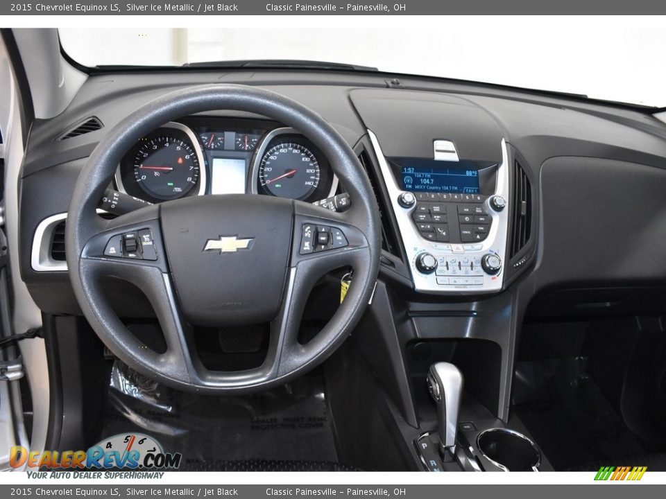 2015 Chevrolet Equinox LS Silver Ice Metallic / Jet Black Photo #11