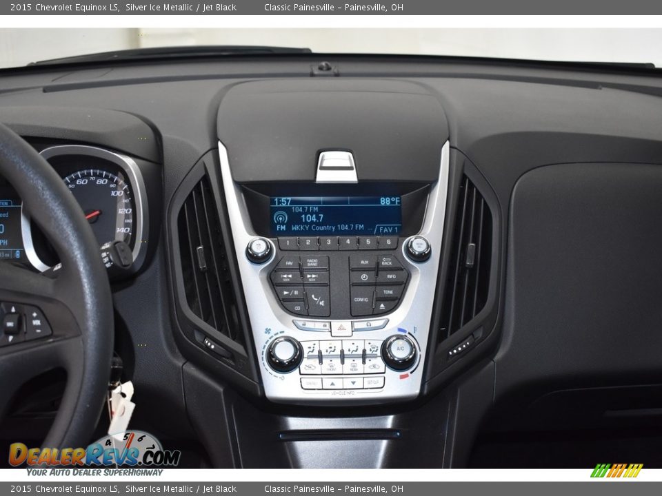 2015 Chevrolet Equinox LS Silver Ice Metallic / Jet Black Photo #12