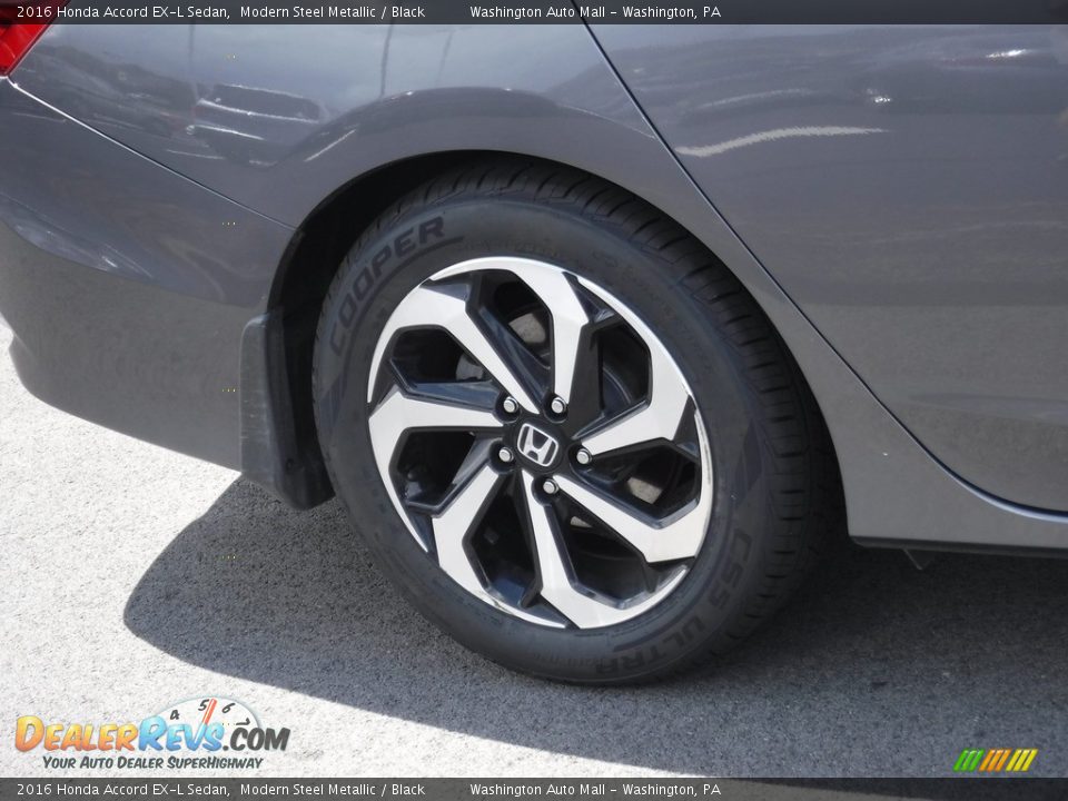 2016 Honda Accord EX-L Sedan Modern Steel Metallic / Black Photo #3