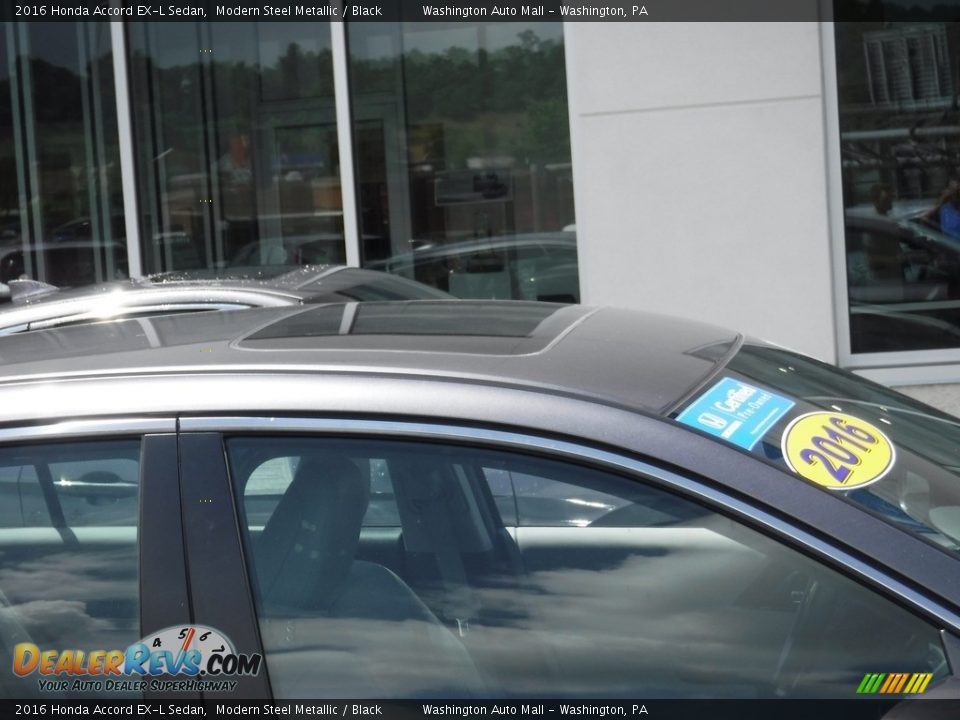 2016 Honda Accord EX-L Sedan Modern Steel Metallic / Black Photo #4