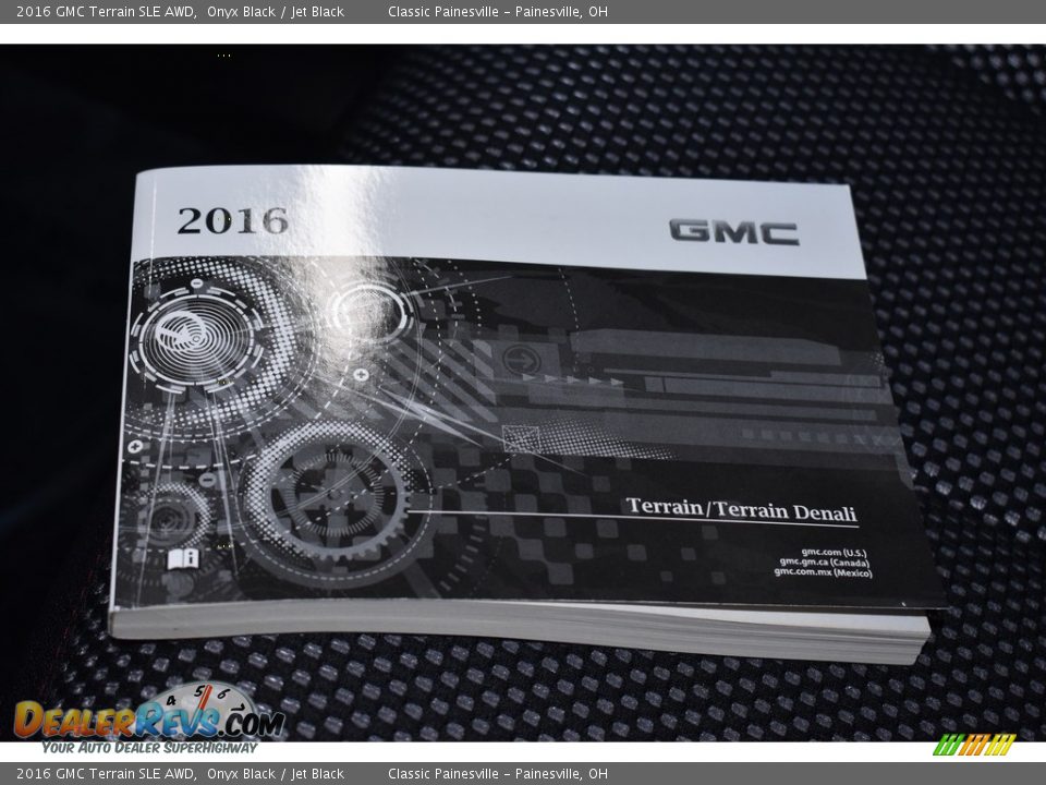 2016 GMC Terrain SLE AWD Onyx Black / Jet Black Photo #15