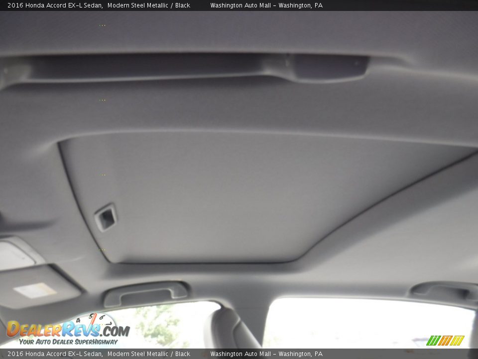 2016 Honda Accord EX-L Sedan Modern Steel Metallic / Black Photo #10