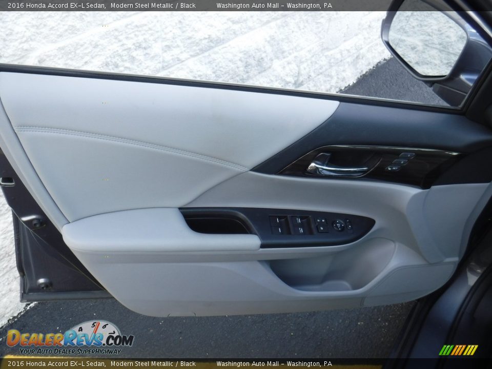 2016 Honda Accord EX-L Sedan Modern Steel Metallic / Black Photo #12