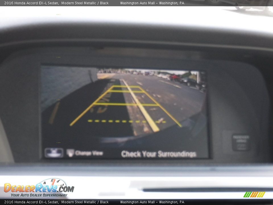 2016 Honda Accord EX-L Sedan Modern Steel Metallic / Black Photo #18