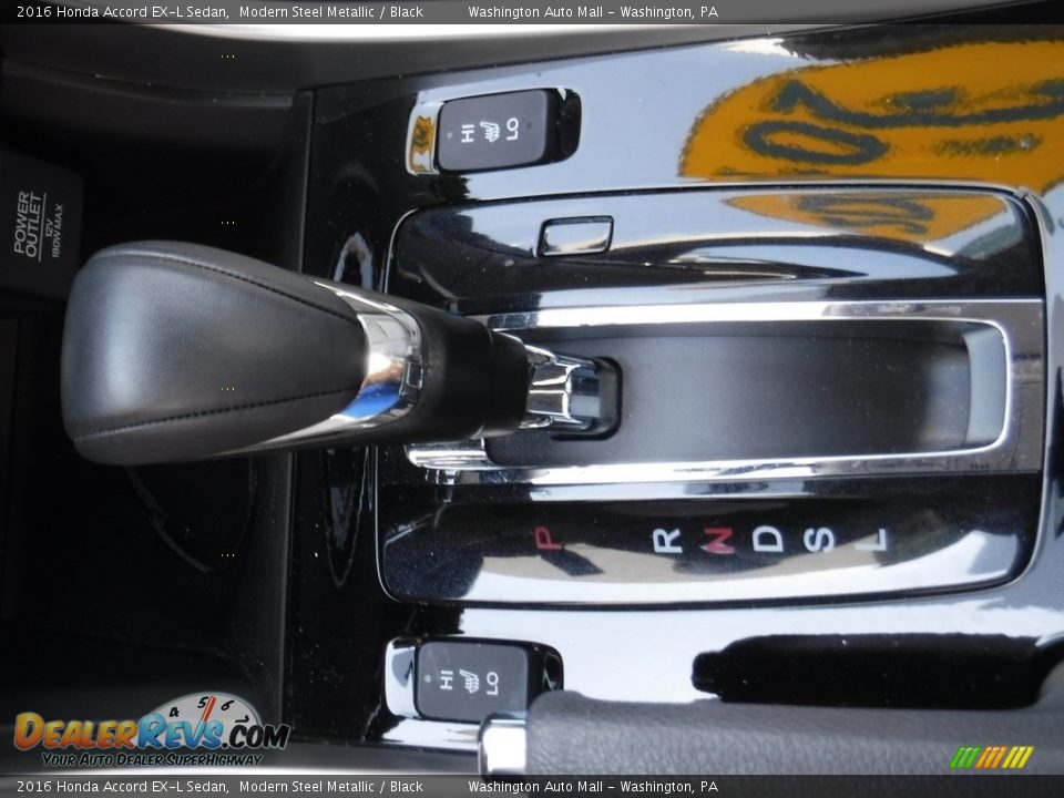 2016 Honda Accord EX-L Sedan Modern Steel Metallic / Black Photo #19