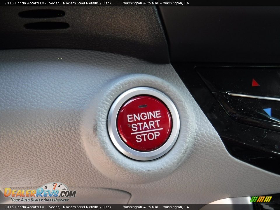 2016 Honda Accord EX-L Sedan Modern Steel Metallic / Black Photo #23