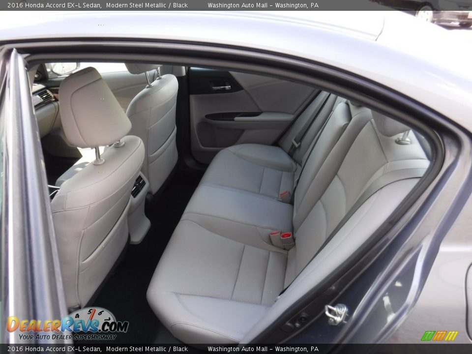 2016 Honda Accord EX-L Sedan Modern Steel Metallic / Black Photo #24