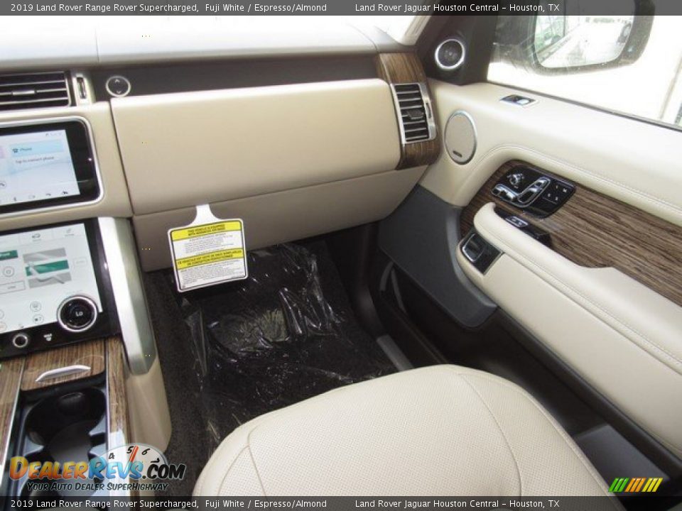 2019 Land Rover Range Rover Supercharged Fuji White / Espresso/Almond Photo #15