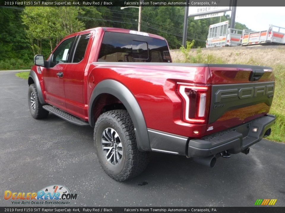 2019 Ford F150 SVT Raptor SuperCab 4x4 Ruby Red / Black Photo #3