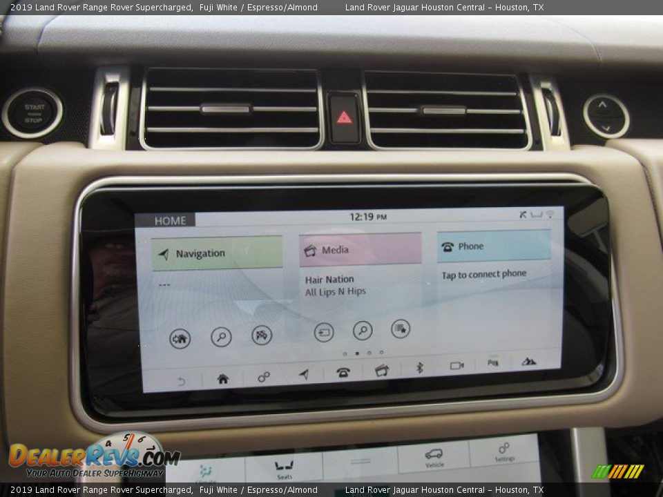 2019 Land Rover Range Rover Supercharged Fuji White / Espresso/Almond Photo #33
