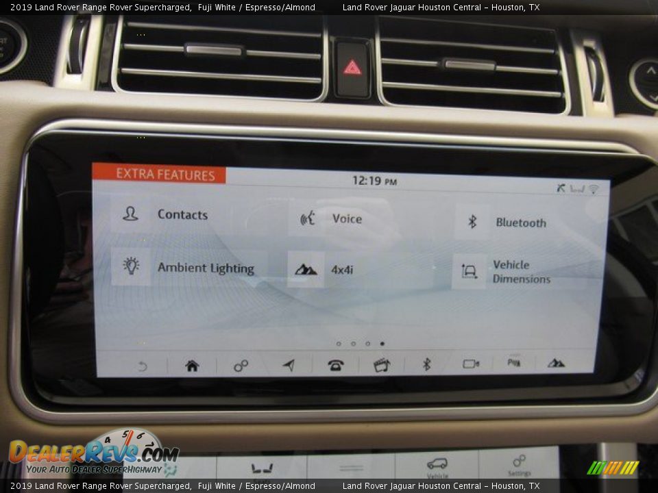 2019 Land Rover Range Rover Supercharged Fuji White / Espresso/Almond Photo #35