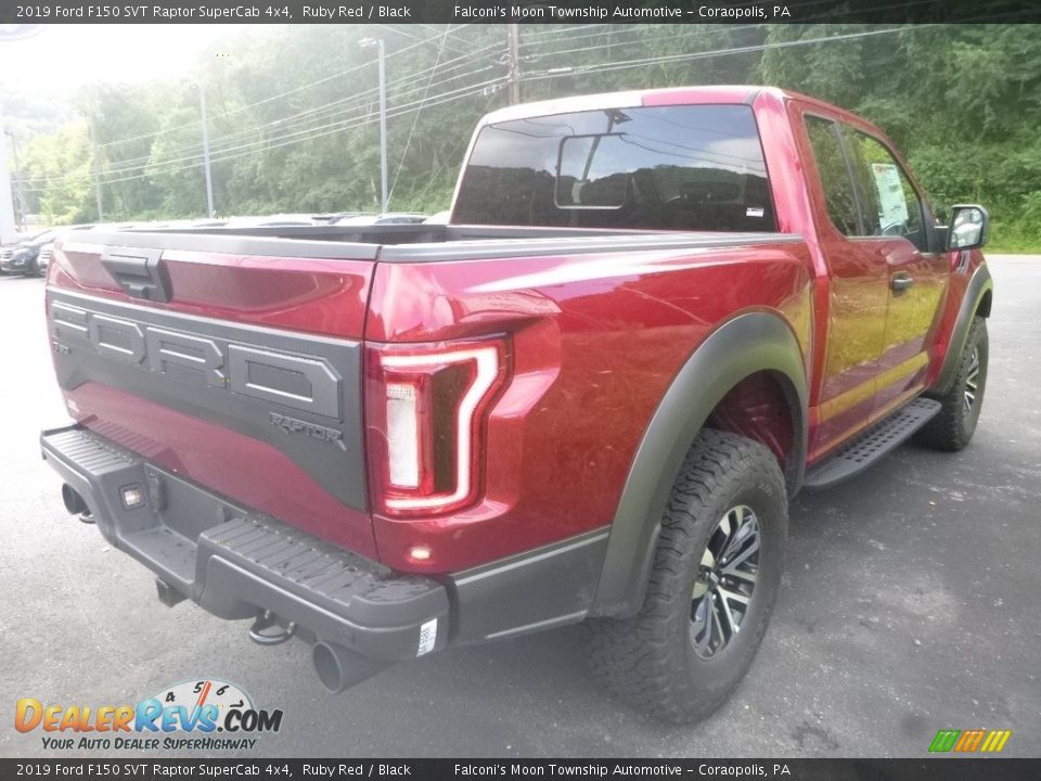 2019 Ford F150 SVT Raptor SuperCab 4x4 Ruby Red / Black Photo #5