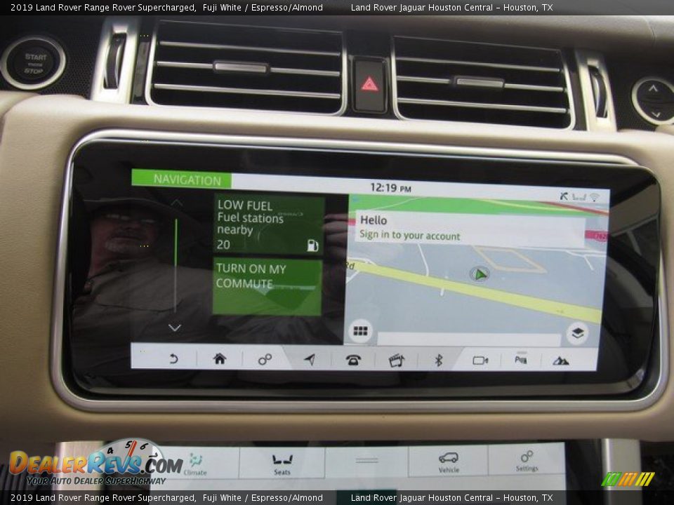 2019 Land Rover Range Rover Supercharged Fuji White / Espresso/Almond Photo #36