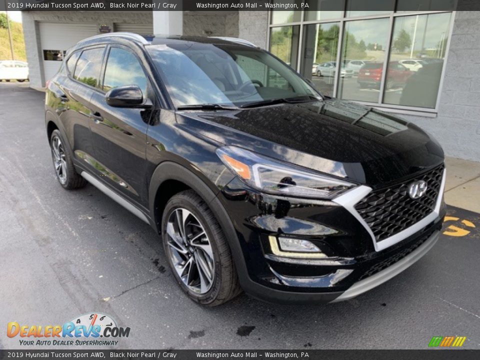2019 Hyundai Tucson Sport AWD Black Noir Pearl / Gray Photo #2