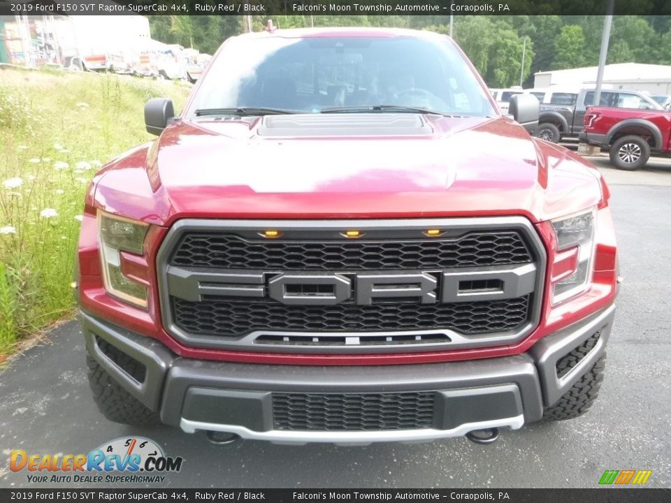 2019 Ford F150 SVT Raptor SuperCab 4x4 Ruby Red / Black Photo #7