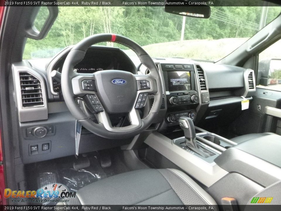Black Interior - 2019 Ford F150 SVT Raptor SuperCab 4x4 Photo #13