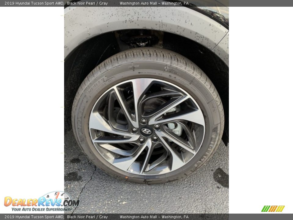 2019 Hyundai Tucson Sport AWD Black Noir Pearl / Gray Photo #30