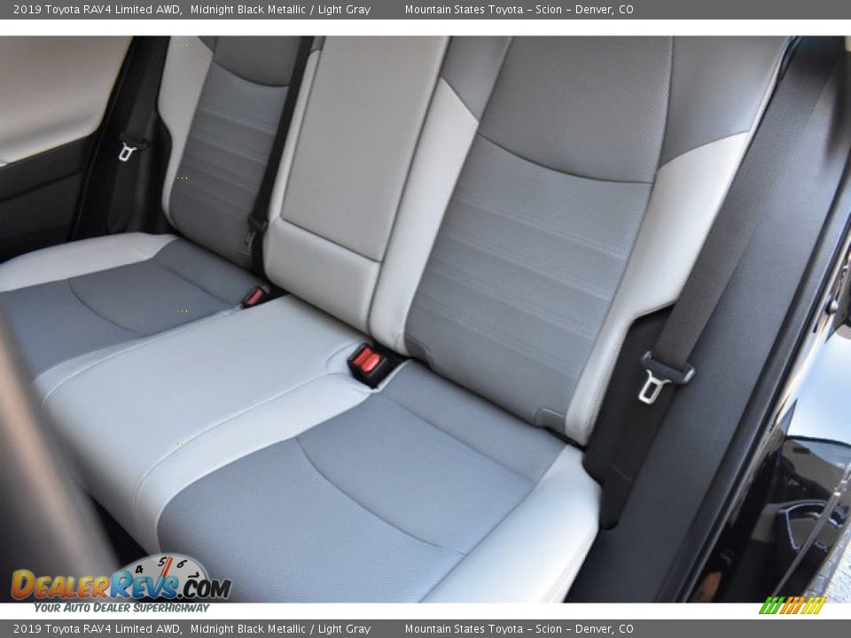 2019 Toyota RAV4 Limited AWD Midnight Black Metallic / Light Gray Photo #10