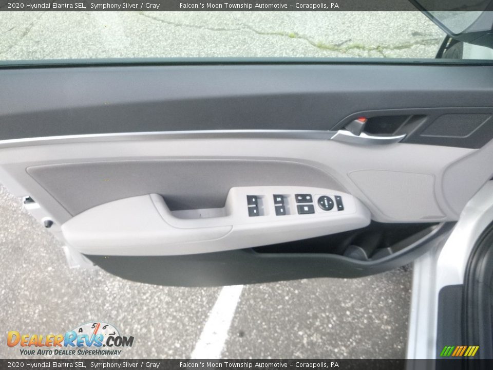 2020 Hyundai Elantra SEL Symphony Silver / Gray Photo #11