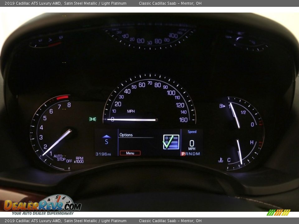 2019 Cadillac ATS Luxury AWD Gauges Photo #7