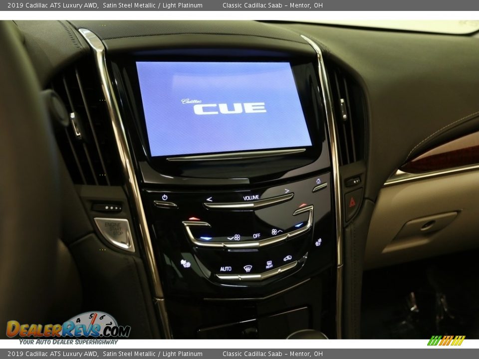 2019 Cadillac ATS Luxury AWD Satin Steel Metallic / Light Platinum Photo #9