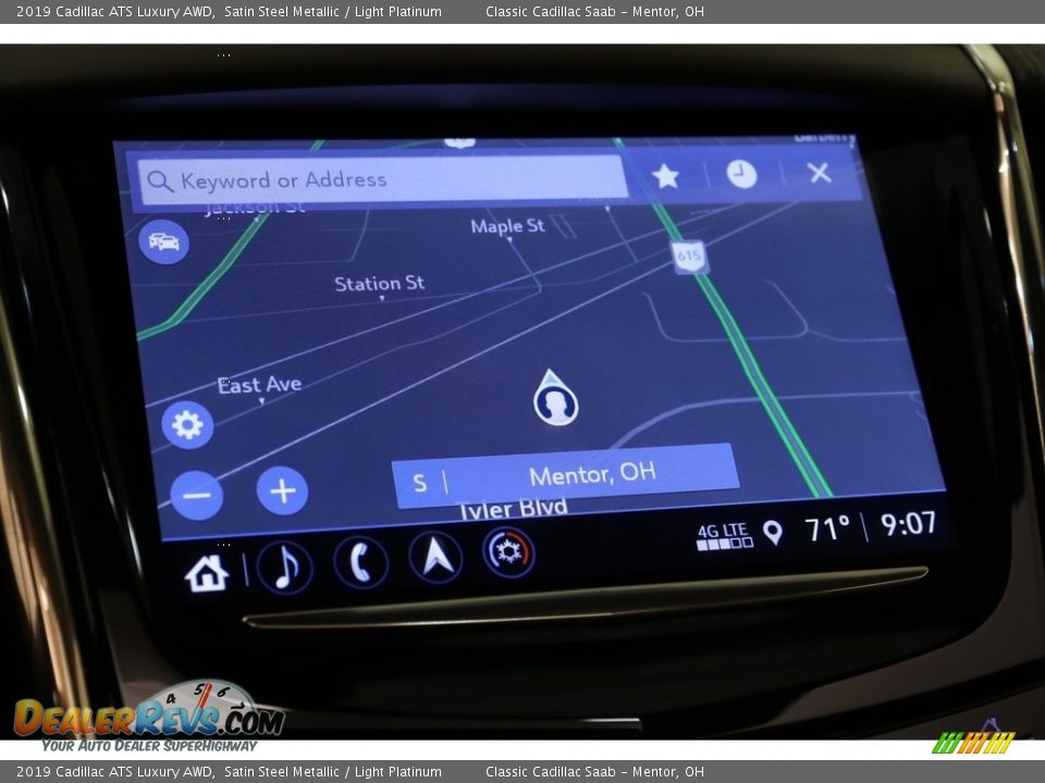 Navigation of 2019 Cadillac ATS Luxury AWD Photo #13