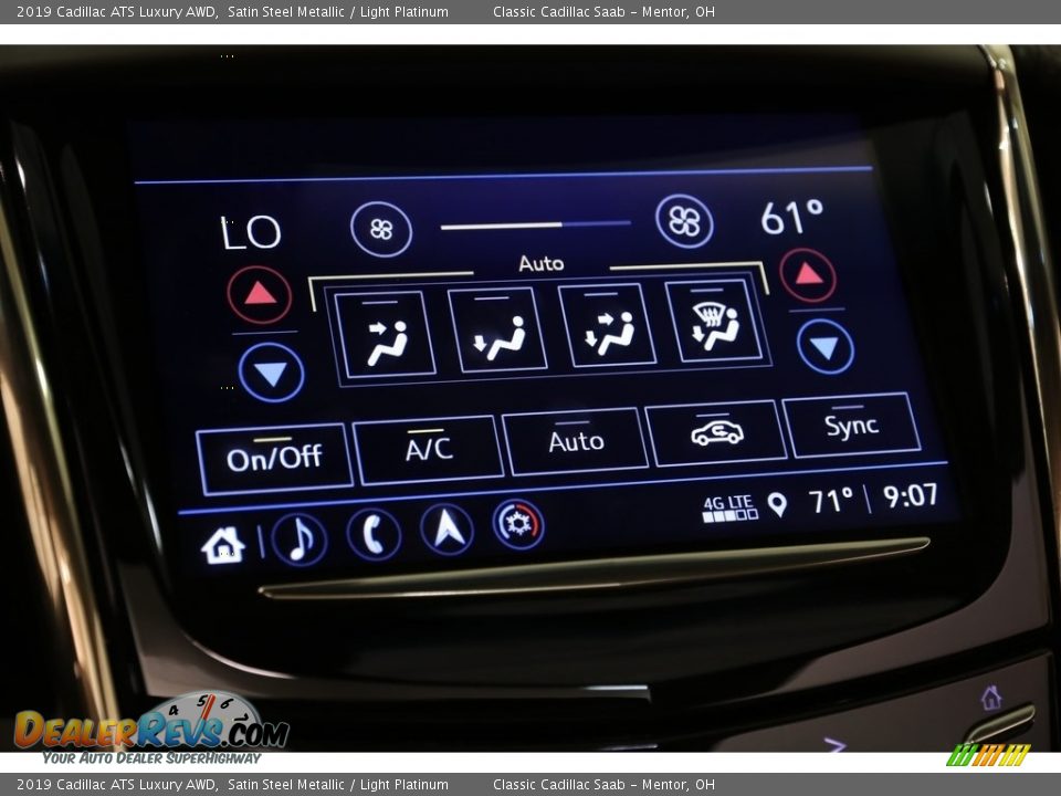 Controls of 2019 Cadillac ATS Luxury AWD Photo #14