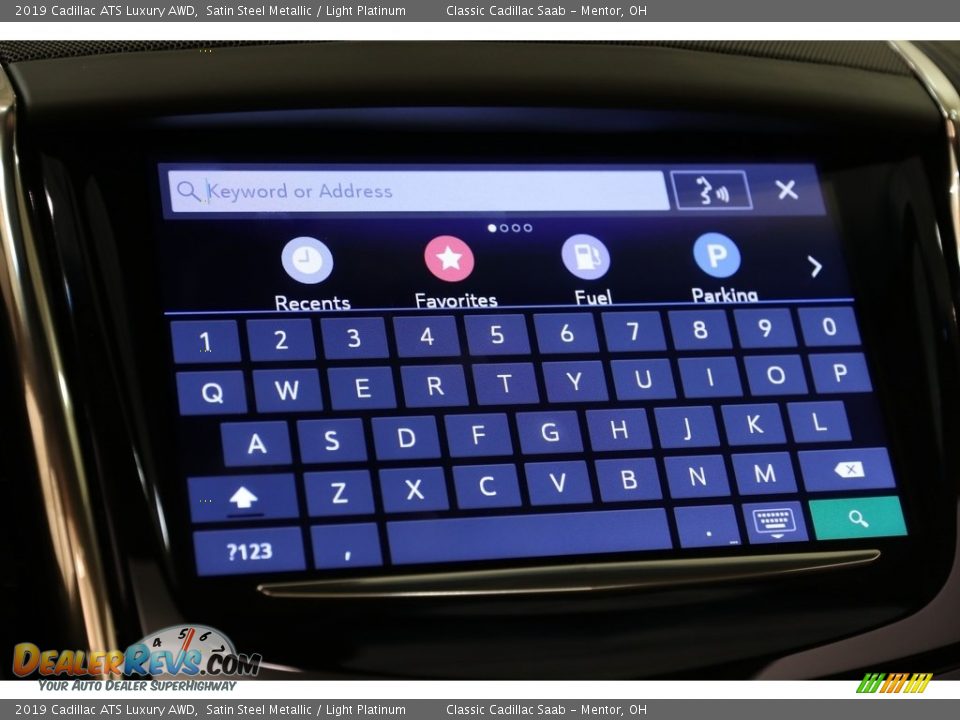 2019 Cadillac ATS Luxury AWD Satin Steel Metallic / Light Platinum Photo #15