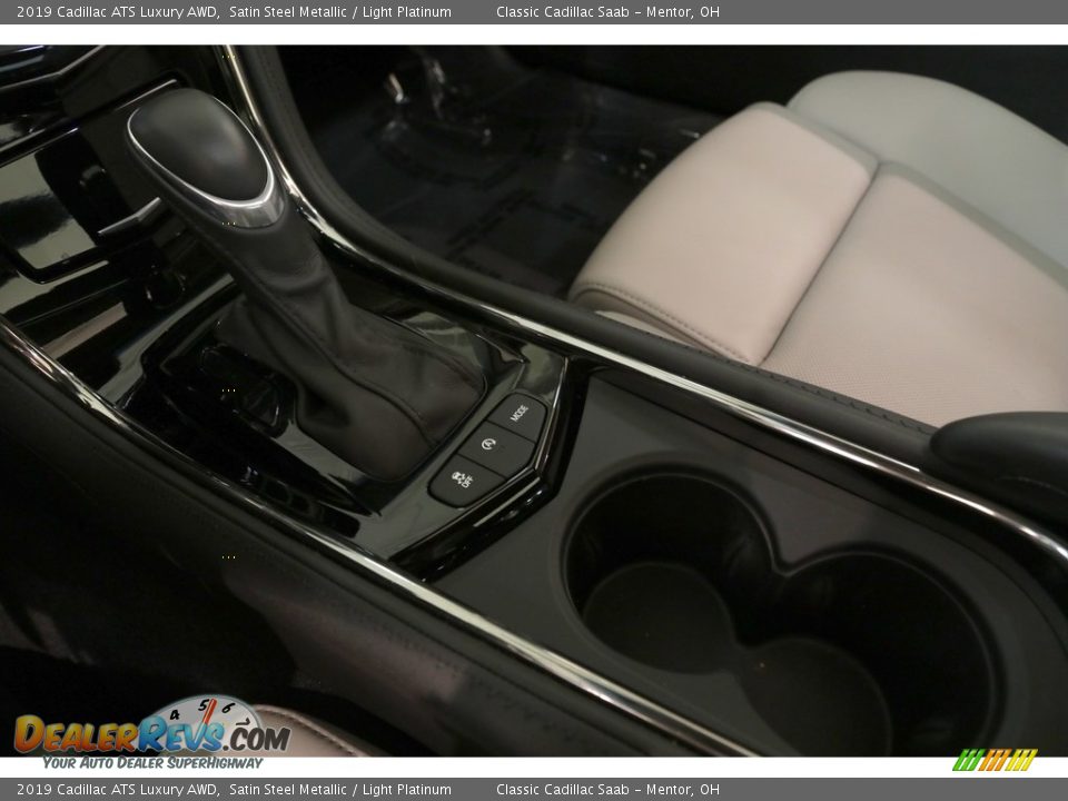2019 Cadillac ATS Luxury AWD Satin Steel Metallic / Light Platinum Photo #16