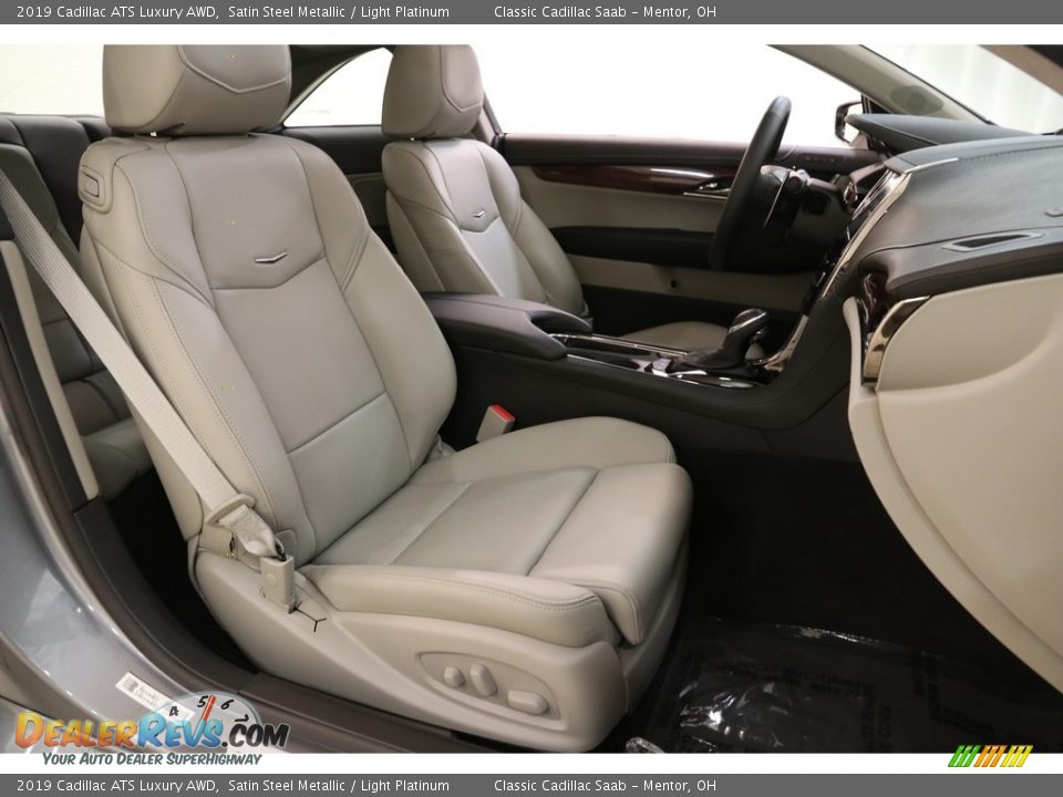 Front Seat of 2019 Cadillac ATS Luxury AWD Photo #17