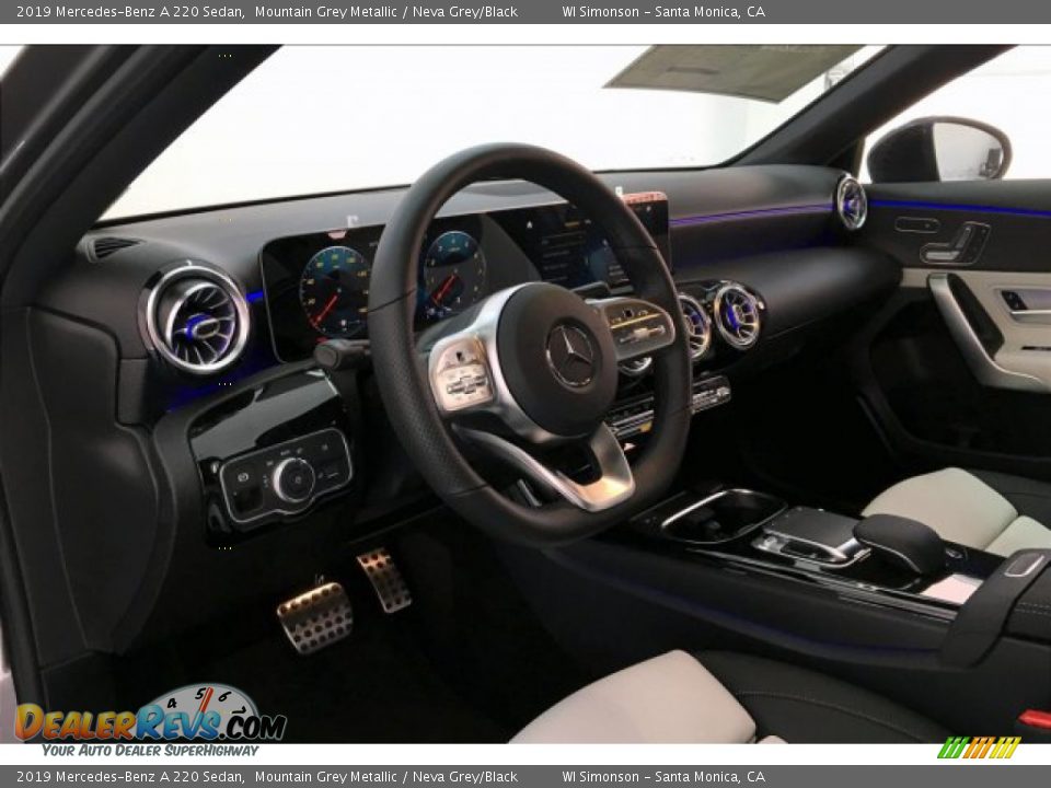 2019 Mercedes-Benz A 220 Sedan Mountain Grey Metallic / Neva Grey/Black Photo #4