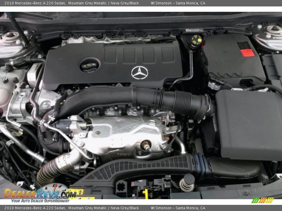 2019 Mercedes-Benz A 220 Sedan Mountain Grey Metallic / Neva Grey/Black Photo #8