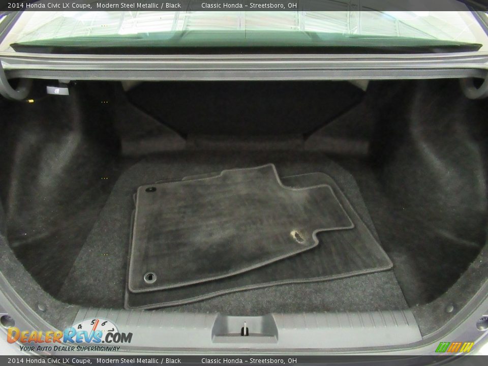 2014 Honda Civic LX Coupe Modern Steel Metallic / Black Photo #18