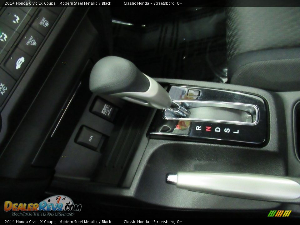 2014 Honda Civic LX Coupe Modern Steel Metallic / Black Photo #27