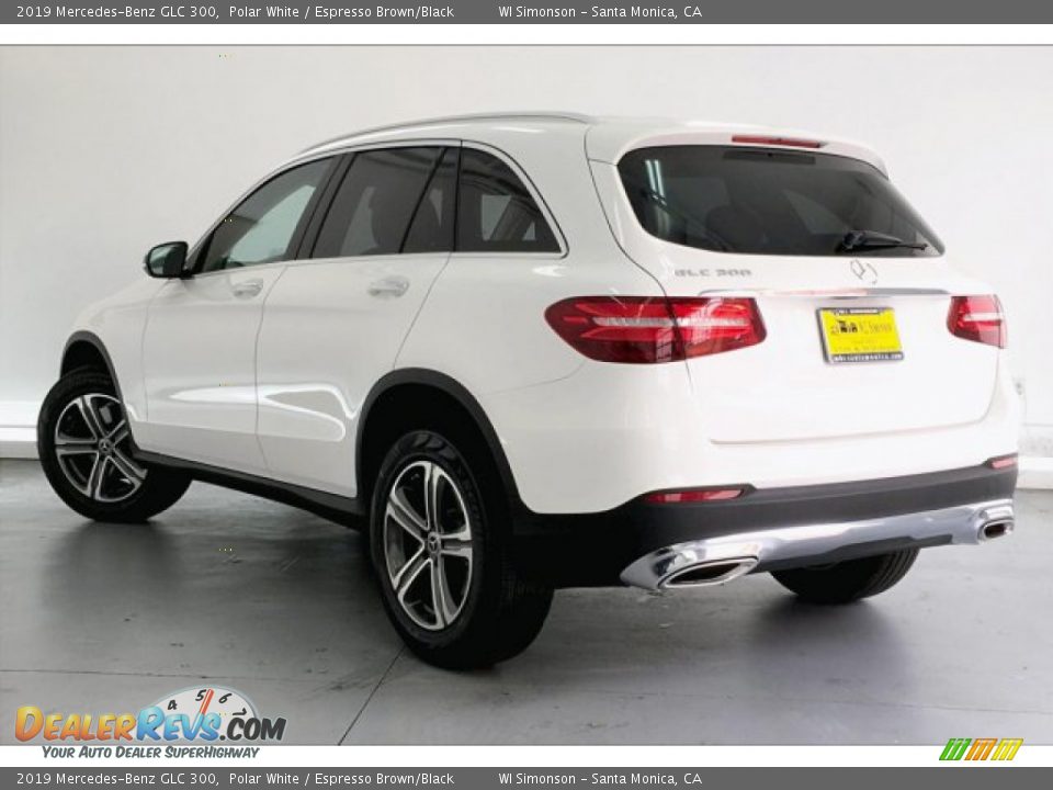 2019 Mercedes-Benz GLC 300 Polar White / Espresso Brown/Black Photo #2