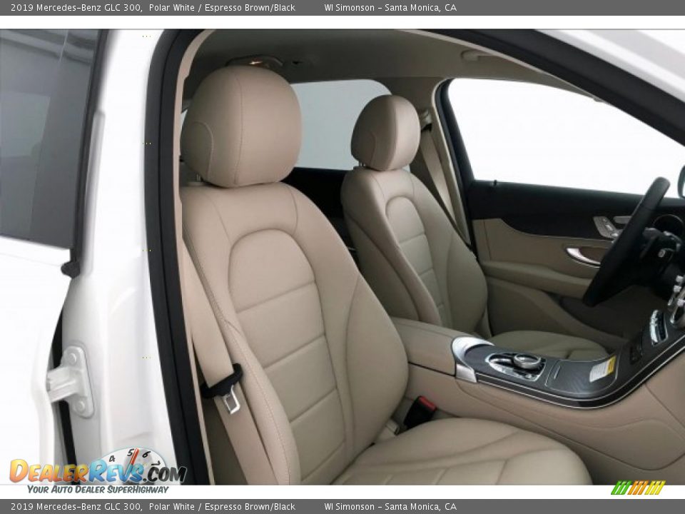 2019 Mercedes-Benz GLC 300 Polar White / Espresso Brown/Black Photo #5
