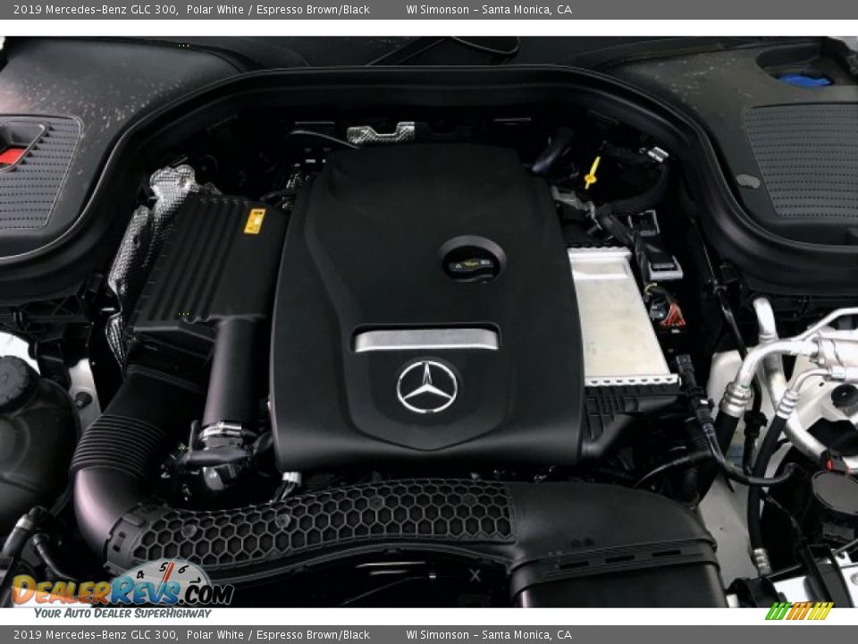 2019 Mercedes-Benz GLC 300 Polar White / Espresso Brown/Black Photo #8