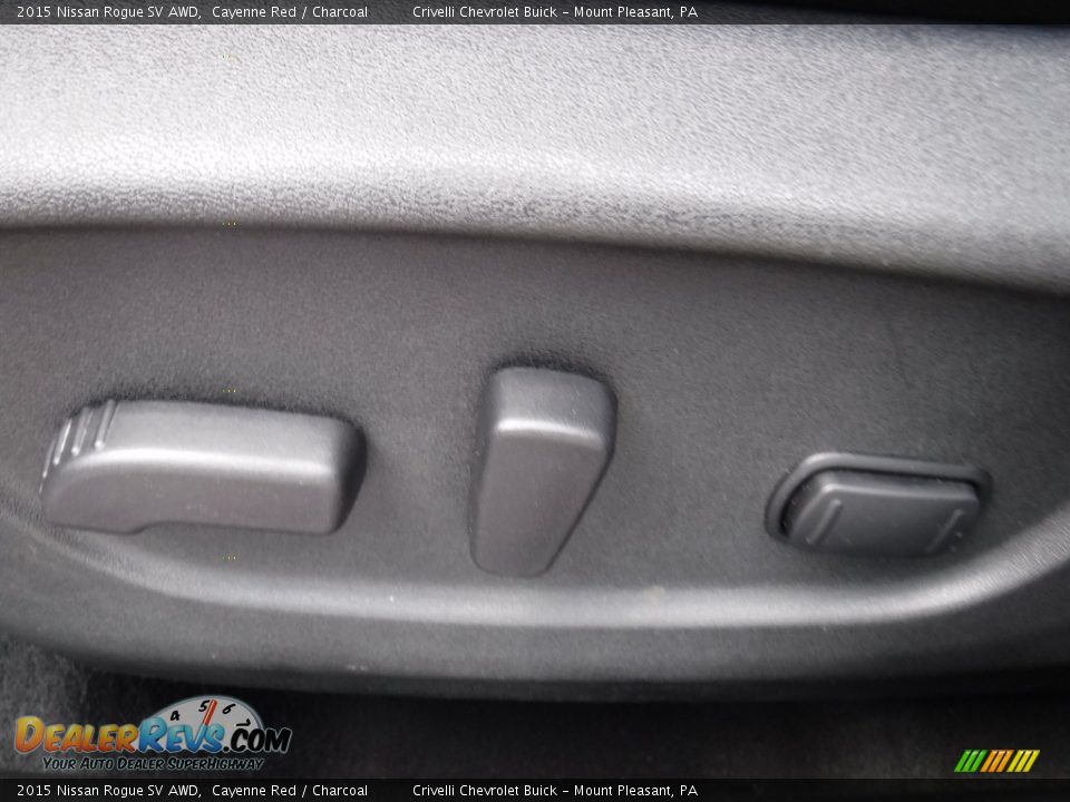 2015 Nissan Rogue SV AWD Cayenne Red / Charcoal Photo #14
