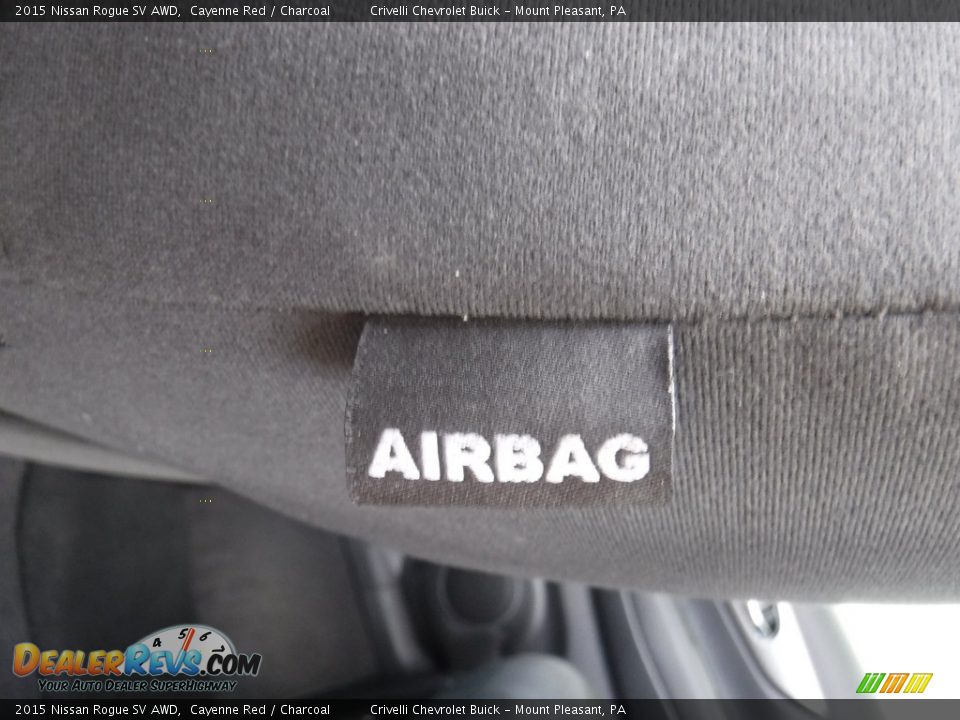 2015 Nissan Rogue SV AWD Cayenne Red / Charcoal Photo #15