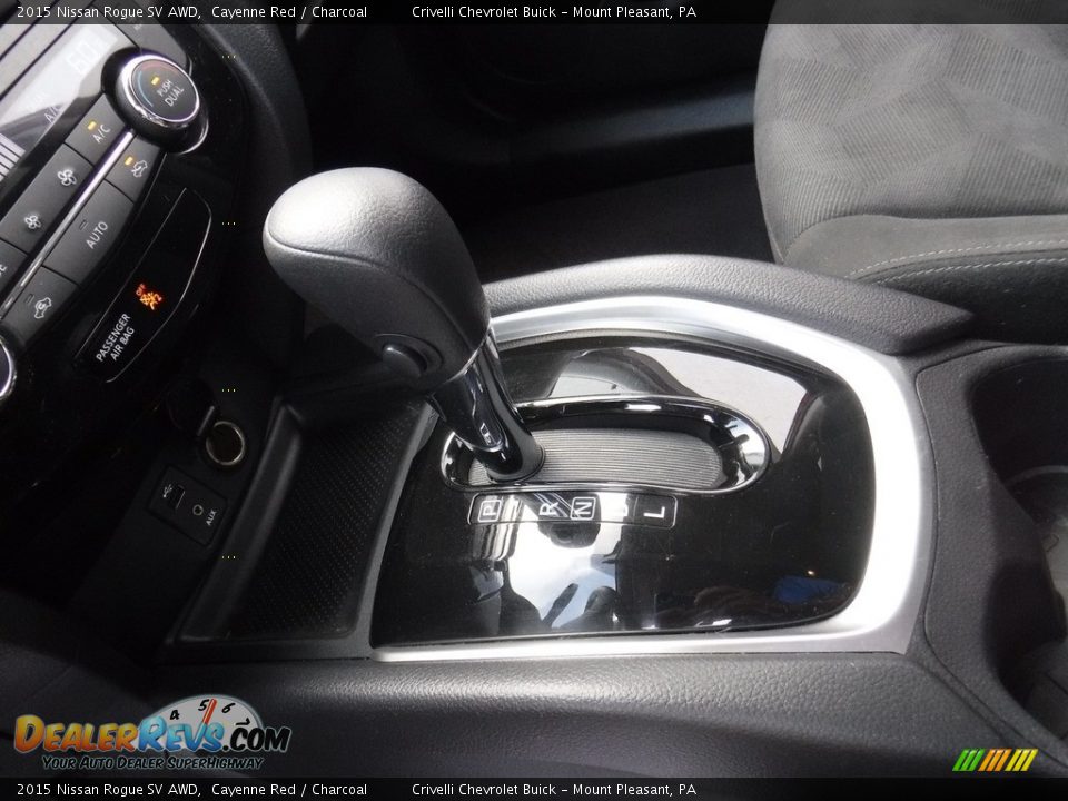 2015 Nissan Rogue SV AWD Cayenne Red / Charcoal Photo #18