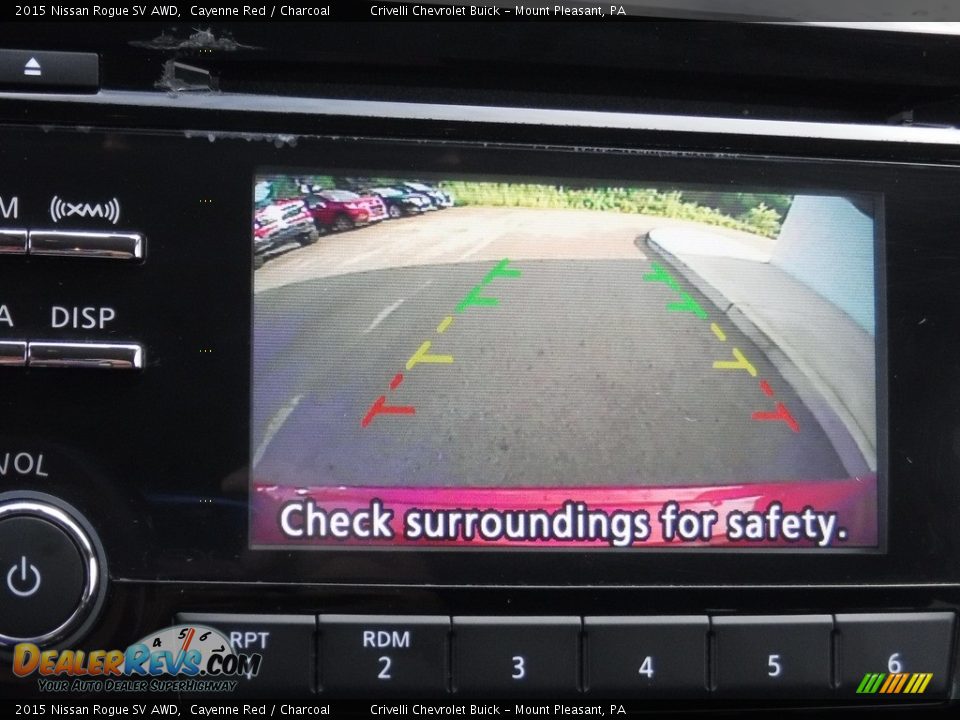 2015 Nissan Rogue SV AWD Cayenne Red / Charcoal Photo #20