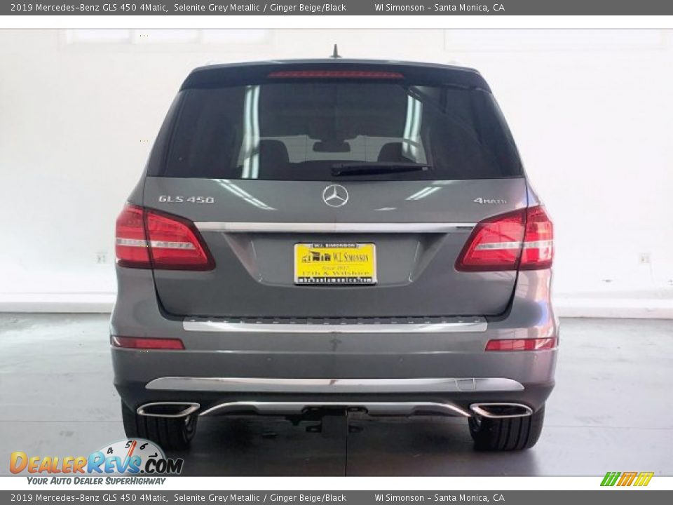 2019 Mercedes-Benz GLS 450 4Matic Selenite Grey Metallic / Ginger Beige/Black Photo #3