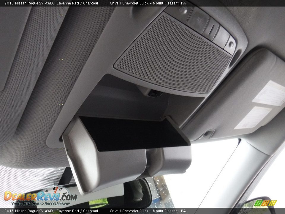 2015 Nissan Rogue SV AWD Cayenne Red / Charcoal Photo #26