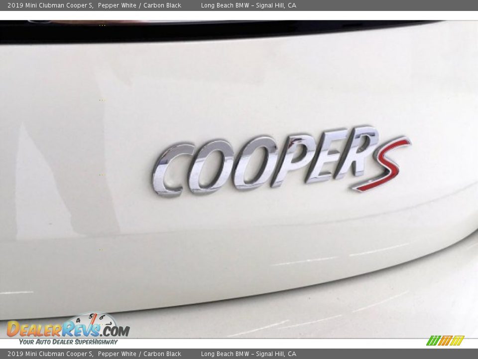 2019 Mini Clubman Cooper S Pepper White / Carbon Black Photo #7